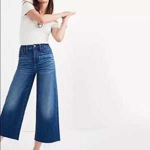 Madewell Wide Leg Crop in Frida Wash